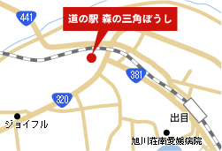 道の駅　森の三角ぼうし